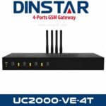 Dinstar UC2000-VE-4T-4Port GSM/LTE VoIP Gateway