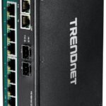 TRENDnet -TI-PG102-10-Port Industrial Gigabit PoE+ DIN-Rail Switch